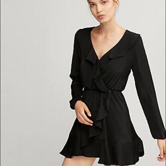 Express Dresses & Skirts - ✨ Ruffle Fit And Flare Mini Dress ✨